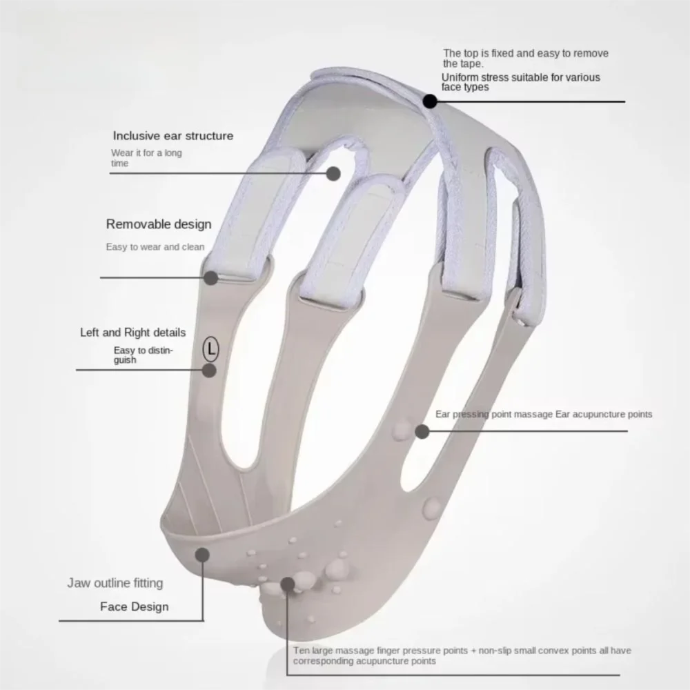 مرونة سيليكون الوجه التخسيس ضمادة الذقن الخد رفع قناع الوجه شد الوجه حزام الوجه المضادة للتجاعيد حزام أدوات التجميل