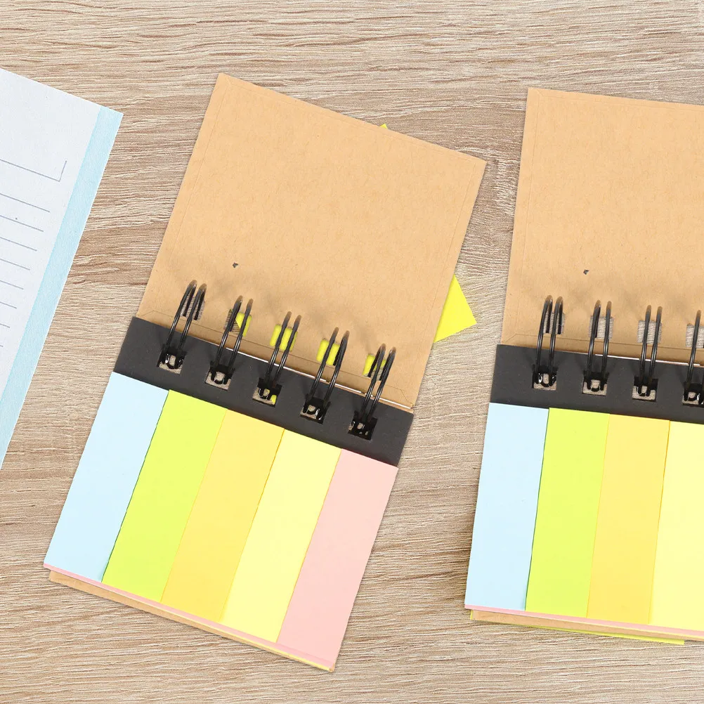 4Pcs Premium Smooth Writing Compact Coil Notepad Simple Stylish Design for Daily Planning Vocabulary Notes Gift for Students