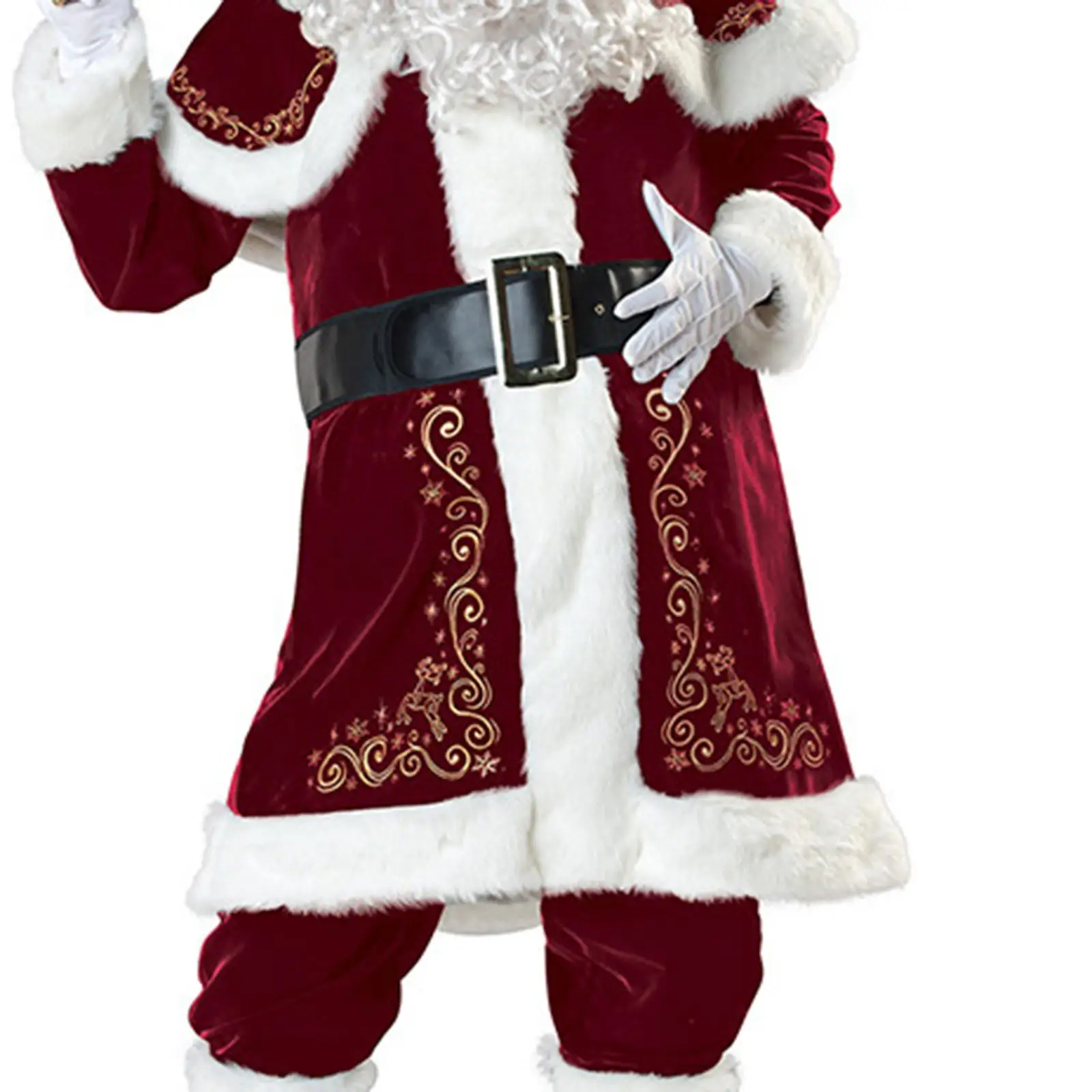 Costume de Père Noël pour Vêtements, Accessoire de Performance sur Scène