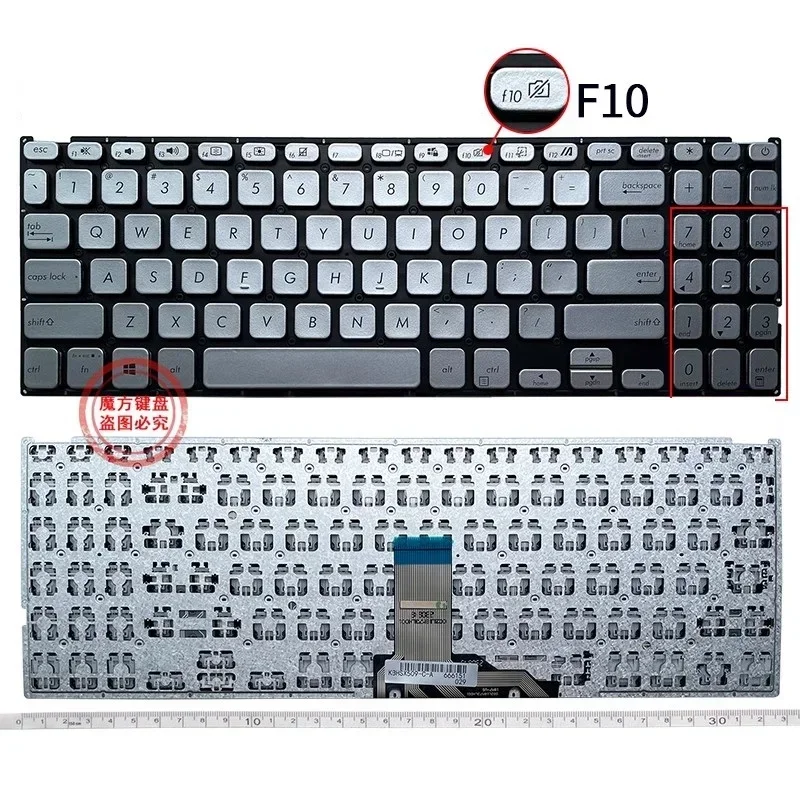 New US Keyboard With Backlight For ASUS VivoBook15 V5200E X515E X515M X515J FL8850U M515 Laptop Keyboard