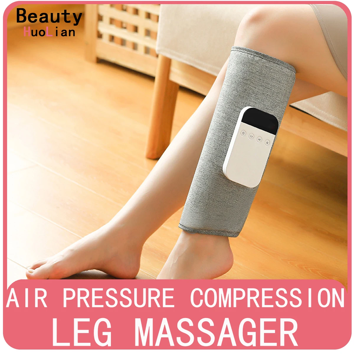 

Heated Calf Arm Wrap with Massage Vibration Air Compression Foot Leg Massager for Circulation and Swelling Pain Relief