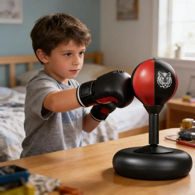   Dense Desk Mounted Reaction Sphere For quick reaction Training And Hand Eye Coordination Fun Office Activity
