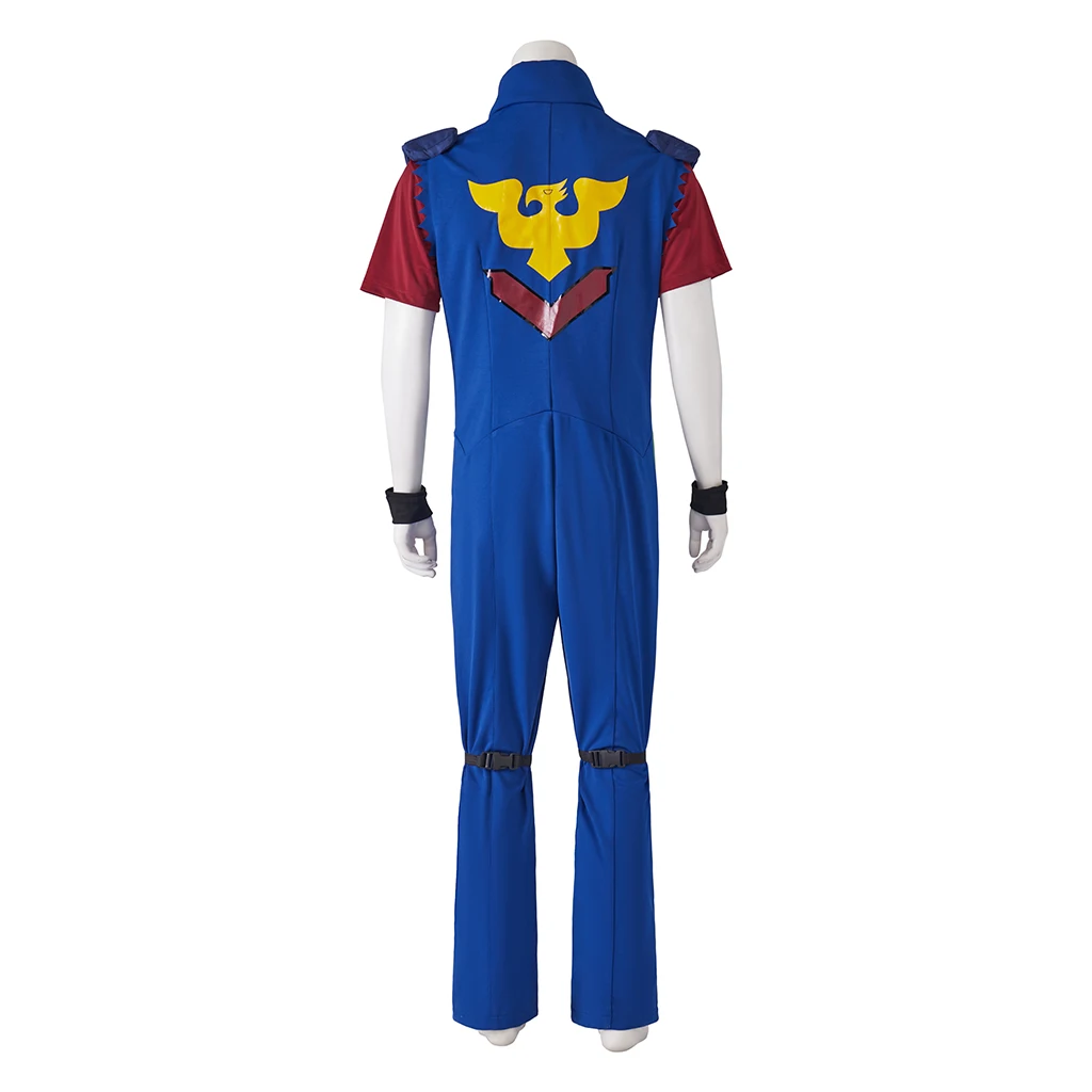 카우보이 코스프레 비밥 제트 블랙 의상 남자 탑 롬퍼 바지 할로윈 Stong Man 파티 복장 캐주얼 슈트