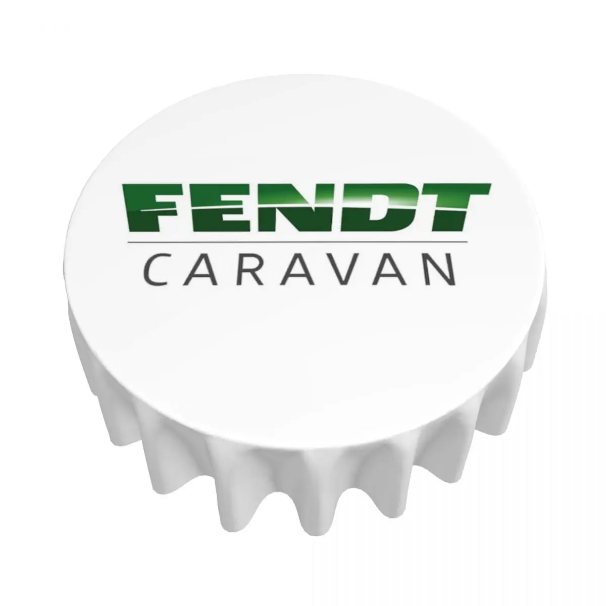 Fendt Caravan (7) Waterproof Round Tablecloth Oilproof Table Cloth for Kitchen Events Dining Table Cover 60 inches