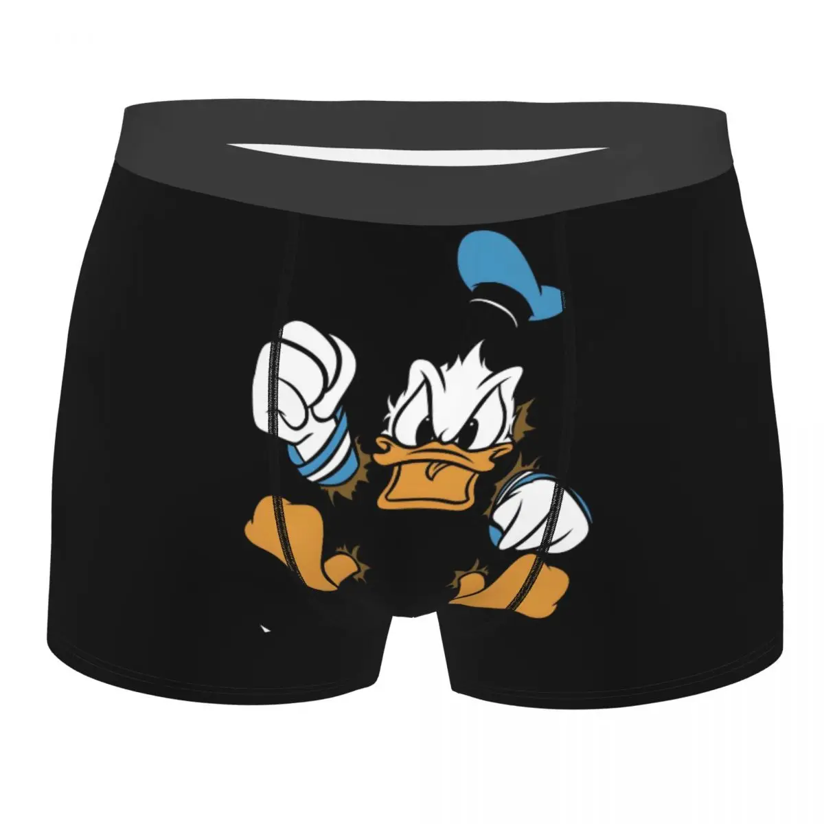 

Custom Donald Duck Anime Cartoon Underwear Men Stretch Comics Boxer Briefs Shorts Panties Soft Underpants For Male