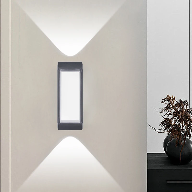 

Минималистичная фотолампа 10 Вт вверх и вниз, настенное освещение для гостиной, фоновое прикроватное освещение, украшение для коридора, приспособление
