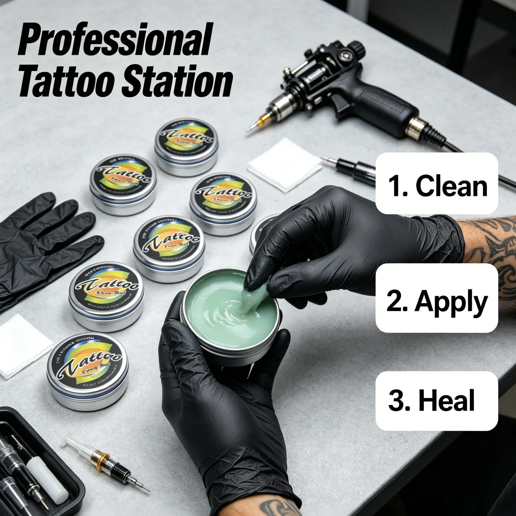 Tattoo Natural Care Healing Cream Tattooing Aftercare Lotion Balm Gel Tattoo Skin Repair Quick Recovery Ointment