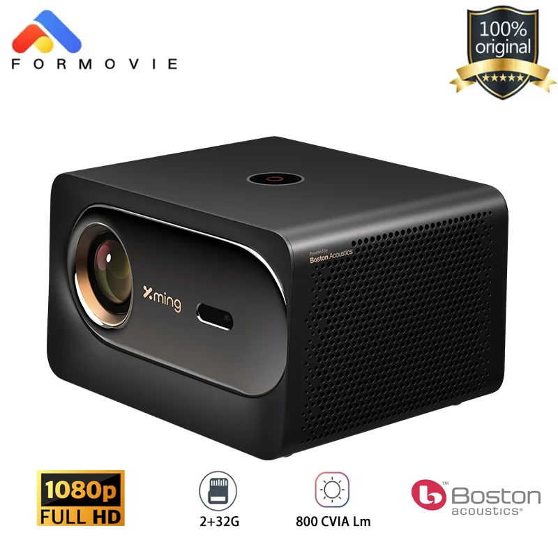 Formovie-miniproyectores LED Fengmi Xming V1, cine en casa, HD, 4K, 2024 P, 1080 CVIA, lúmenes, Ultra brillo, inteligente, novedad de 800