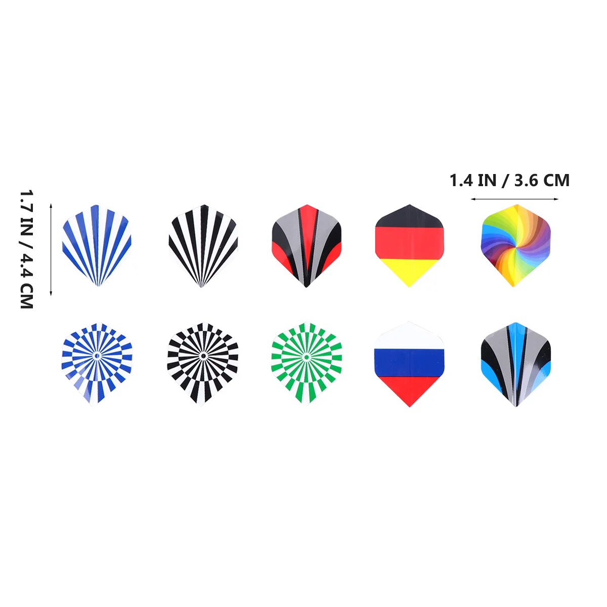 30 Pcs Dart Tail Thick Adults Throwing Wings Toy Outdoor Indoor Sports