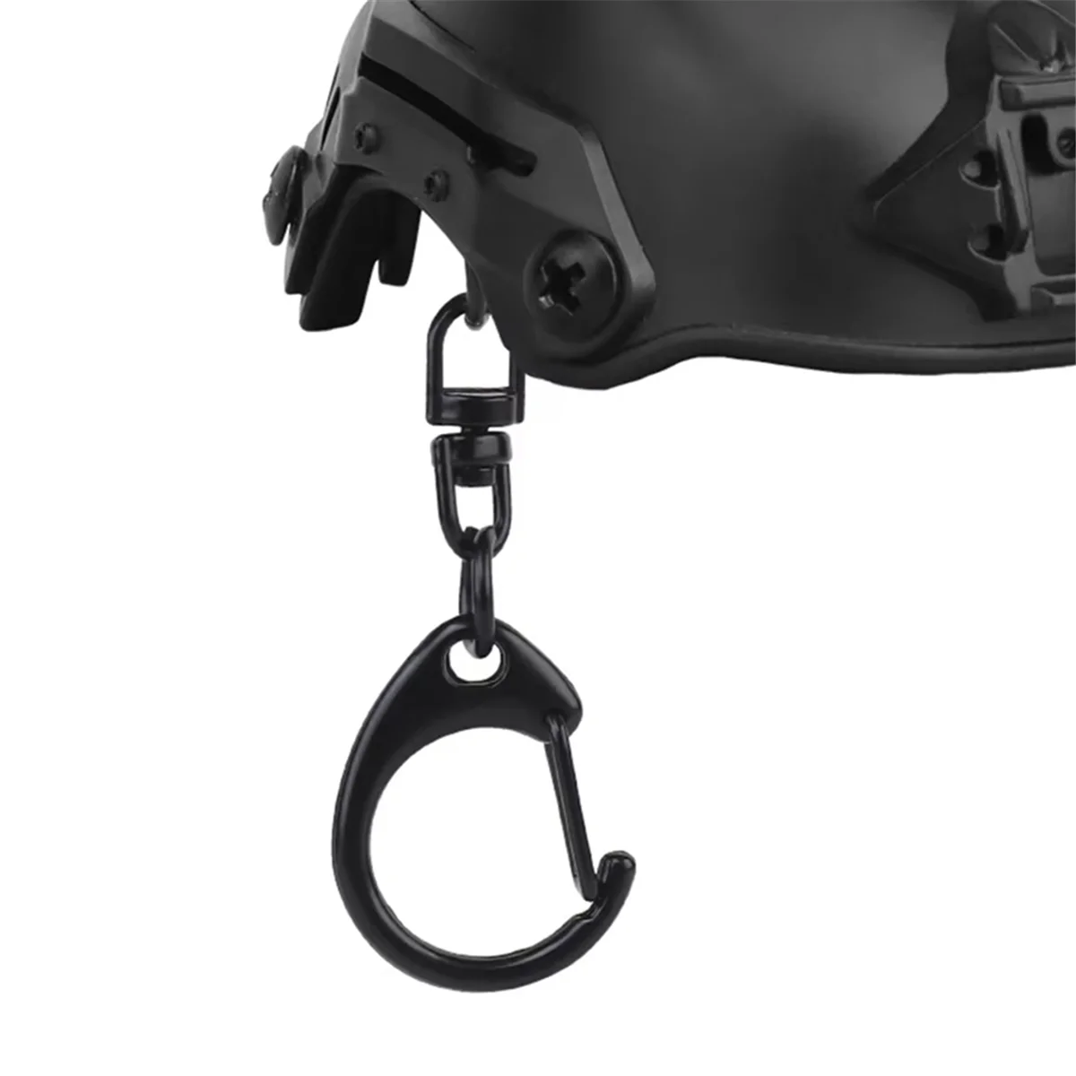 ABNJ Mini Fast Helmet Keychain Fan Accessories Beer Opener Bottle Opener Decrowner Dummy Helmet Shaped Toy Black view 4