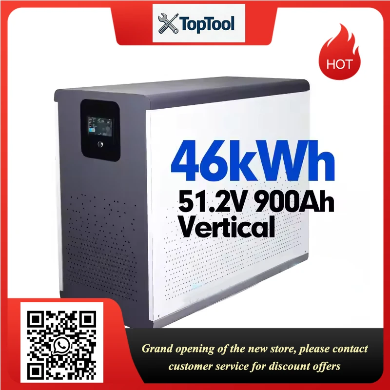 Super Value LiFePo4 Batteries 48V 51.2V Energy Storage Power Bank 600Ah 900Ah 30kwh 46kwh for Renewable Energy Systems
