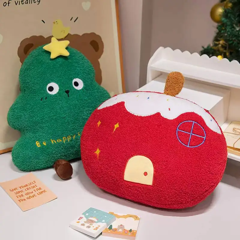 Ultima serie di Natale Cuscino Kawaii Peluche ripiene Bambola Cartoon Anime Regalo carino per il compleanno dei bambini Divertimento Arredamento per la casa