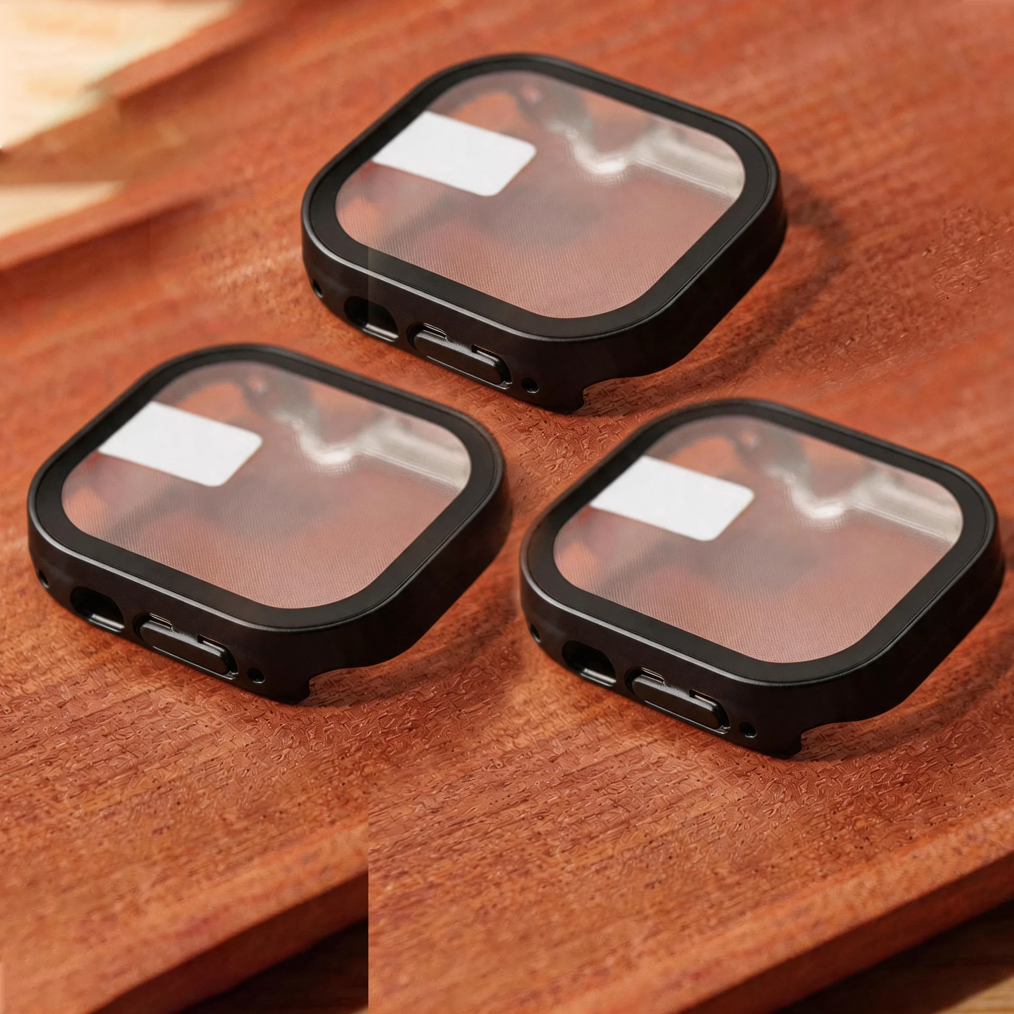 Für Apple Watch Ultra 3 49mm 2026 PC-Stoßfänger+Displayschutz aus gehärtetem Glas+Schutzhülle für Apple Watch Ultra 2/Ultra Zubehör