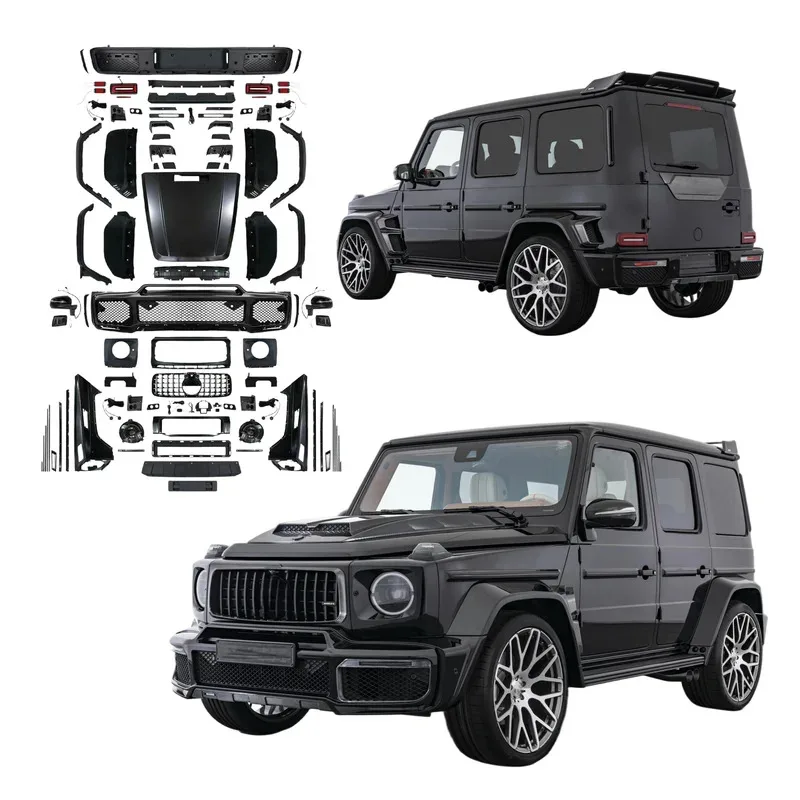 

Di Price Bodykit for G Wagon W463 2002-2018 G500 G550 to W464 B Style New Bumper Headlight Plug and Play