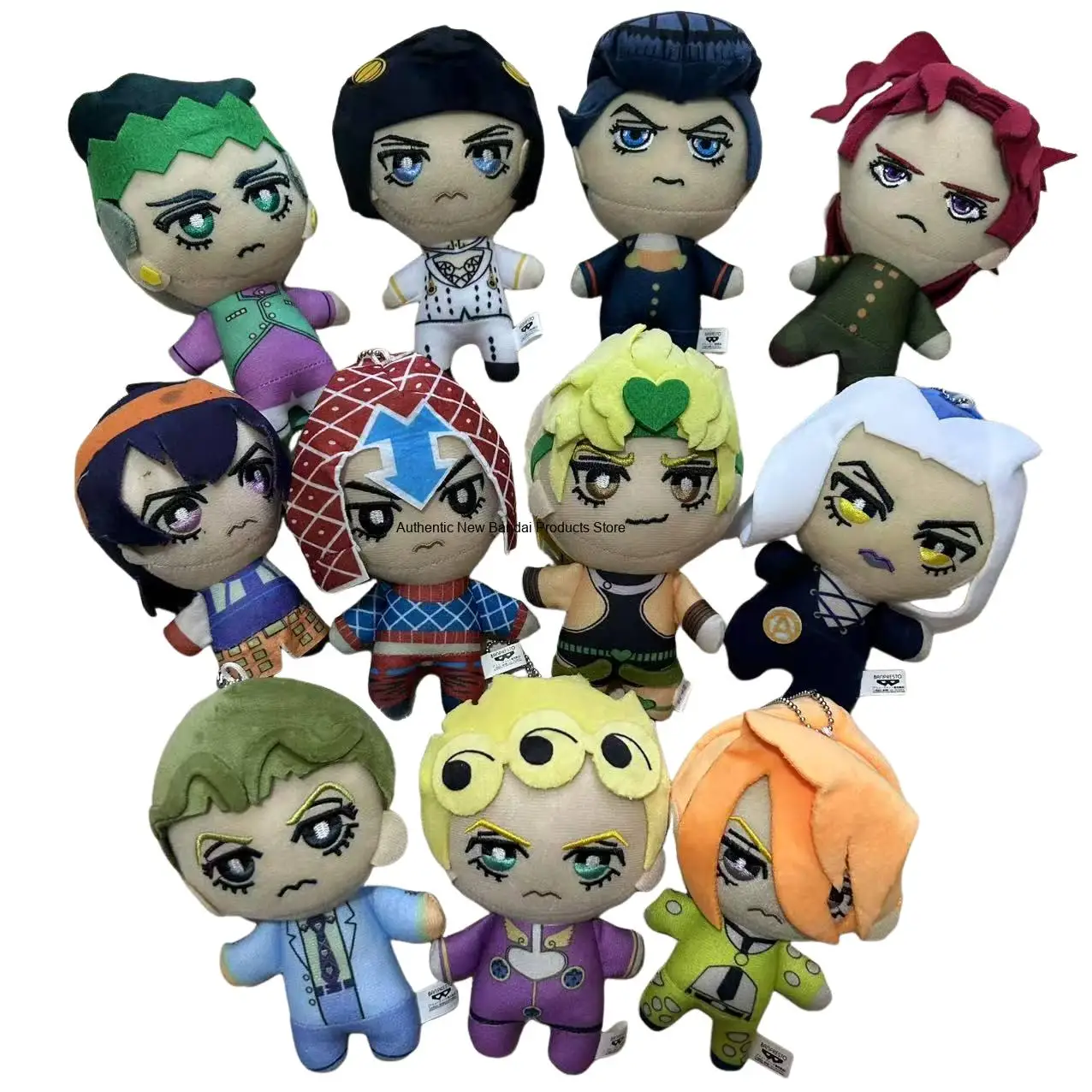 Figuras de Anime de 18 cm de Jojo's Bizarre Adventure, Versión Q, Kawaii, Guido Mista, Giorno Giovanna, Dio, Muñecos de Colección, Juguetes, Colgante para Bolsa, Regalos