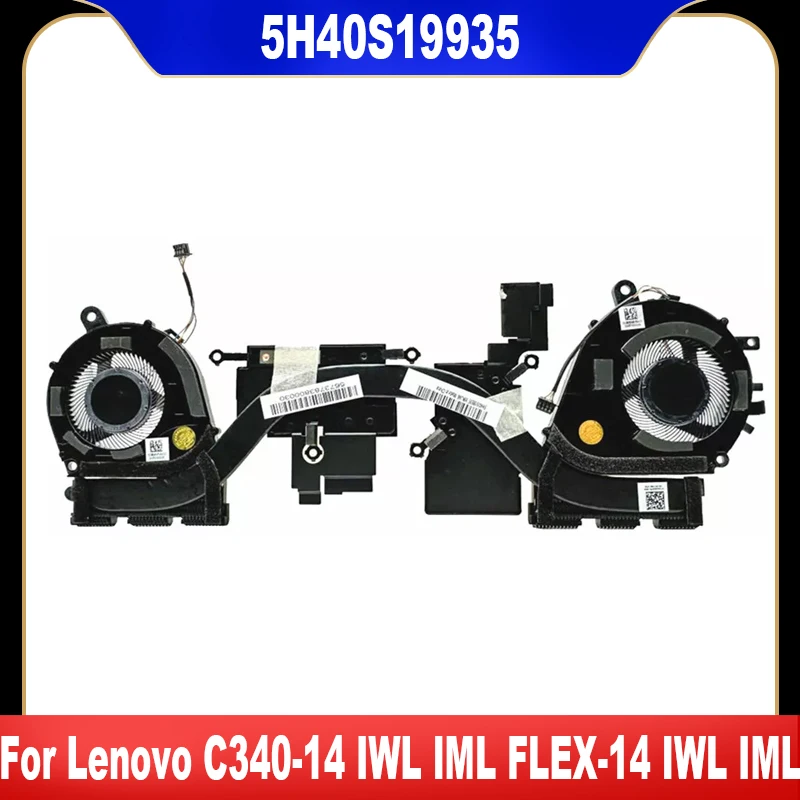 Fan baru asli untuk Lenovo C340-14IWL C340-14IML FLEX-14IWL FLEX-14IML Laptop kipas pendingin kipas pendingin dengan Heatsink