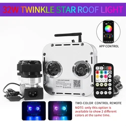 32W Twinkle Double Heads Starry Sky Light Fiber Optic Light Home theater Ceiling Decoration Car Star Light Atmosphere light
