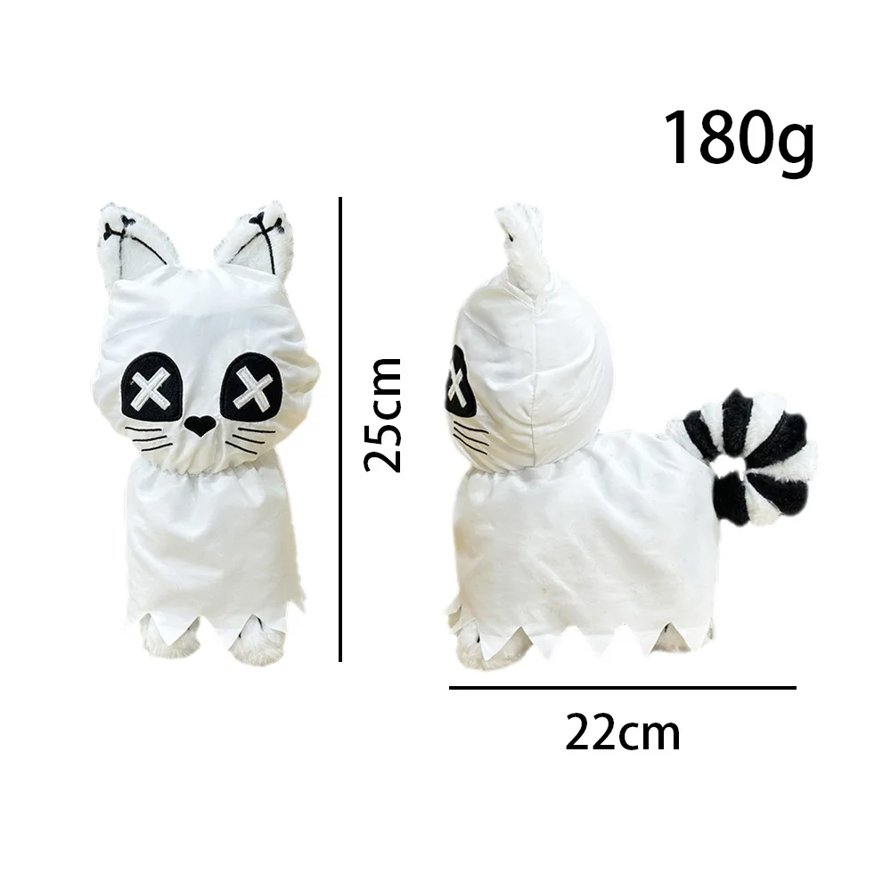 

Halloween Ghost Cat Plush Toy Cute Animals Doll Cartoon Soft Dolls for Home Decor Children's Birthday Gift Doll