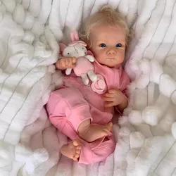 45cm Bettie Reborn Baby Newborn Doll Lifelike Soft Touch Full Body Baby Layers Painting 3D Skin with Hand Rooted Hair