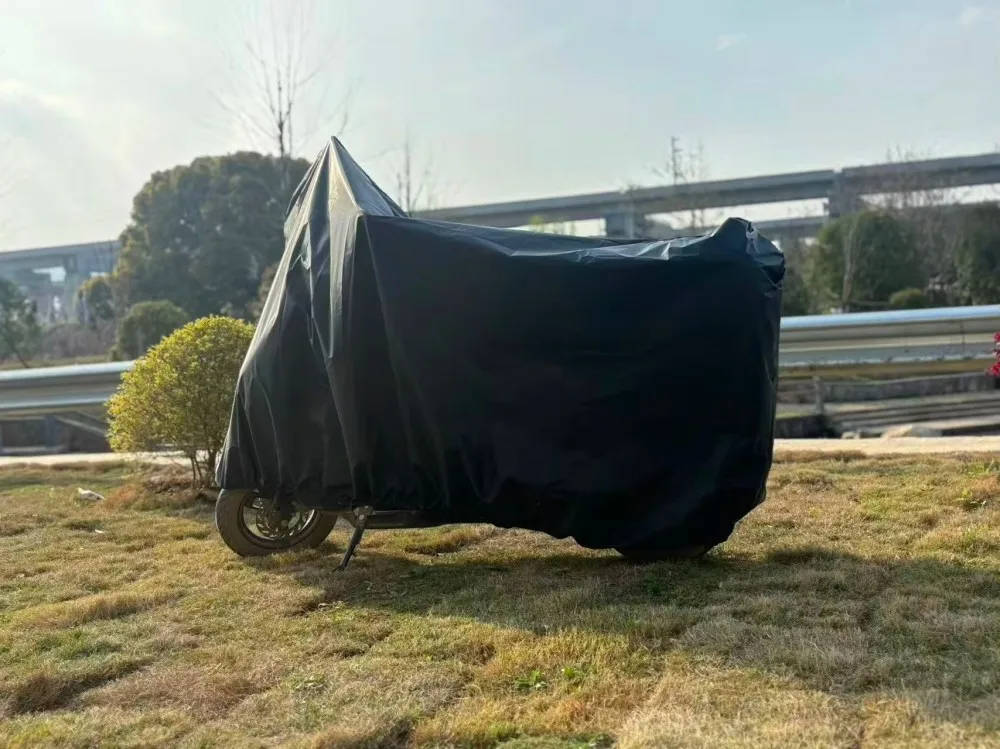 Universal Motorcycle Cover Sunproof Dustproof Waterproof Bike Scooter Electrombile UV Protection Reflective Stripes