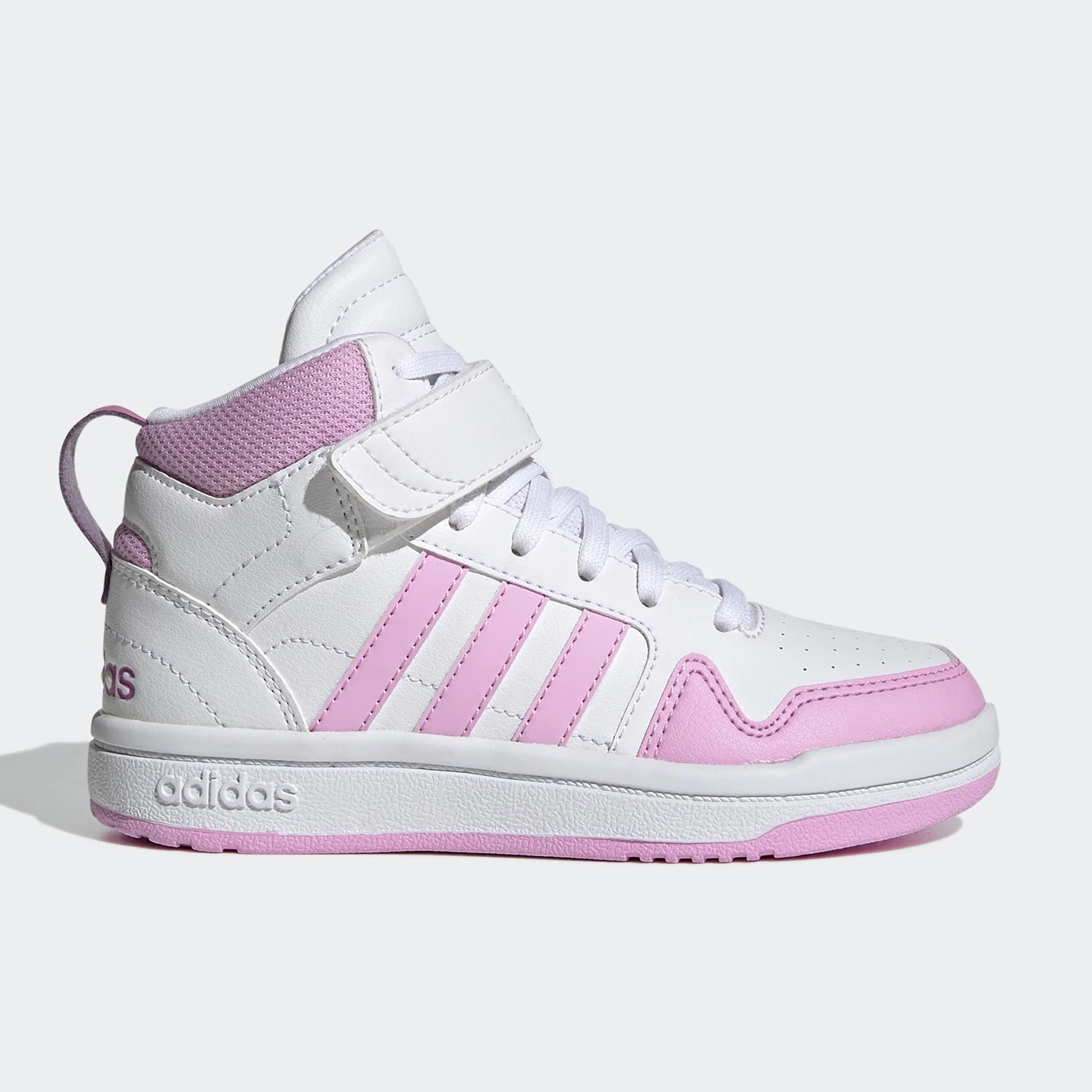 

Adidas оригинальные новые детские баскетбольные спортивные повседневные кроссовки на липучке HQ4240