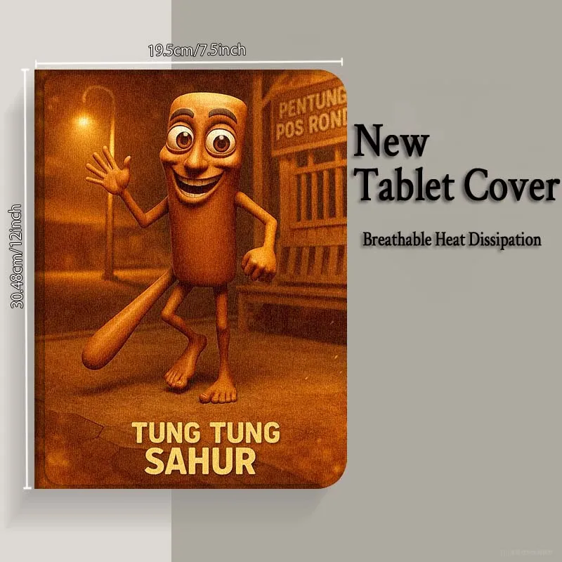 Balerina Capucina Tung Sahur لـ OPPO Pad 2 3 4 Neo Air SE X Pro 10.36 11 11.4 11.61 12.1 13.2 بوصة 2025 حافظة كمبيوتر لوحي قابلة للطي #4