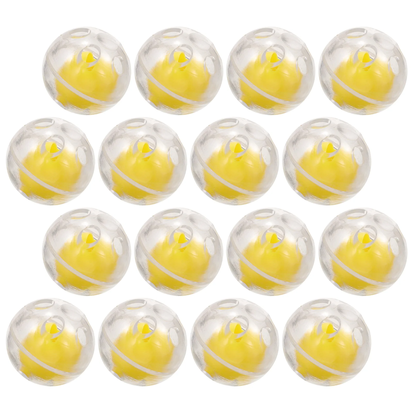 

50 Pcs Bell Ball Toy Accessory Plush Sound Maker DIY Accessories Plastic Making Hollowed Bells Baby Toys for Babies