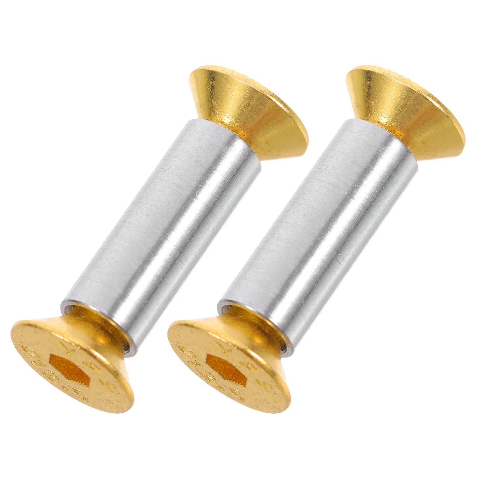

2pcs Solid Brass Rivets Knife Handle Hardware Diy Wood Cutter Repair Replacement Screws For Kitchen Knives Handles -
