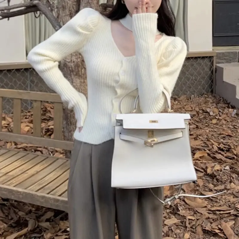 セーター ジャンパー カーディガン レディース ジャージ 韓国風 ハート柄 ボタンダウン コーヒー セクシー スイート ラブリー ウルジャン キュート ファッション OL