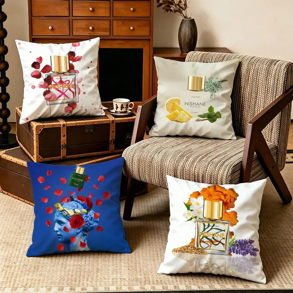 Brand-NishaneS Cushion Cover Soft Velvet Cushion Cover Set 4Pcs 50x50 45x45 Zipper Pillowcase for Home Decor