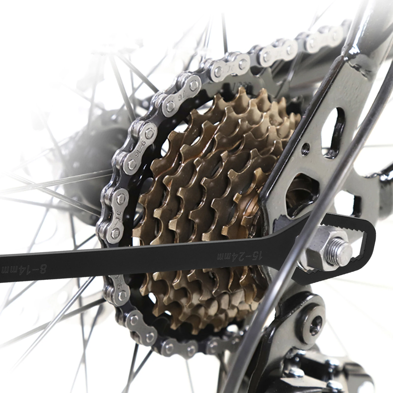 

2pcs Universal Wrench 8-22Mm High Grade Steel Multi-Purpose Repair Tool For Car Bike Motorcycle Home Improvement Hand Tools