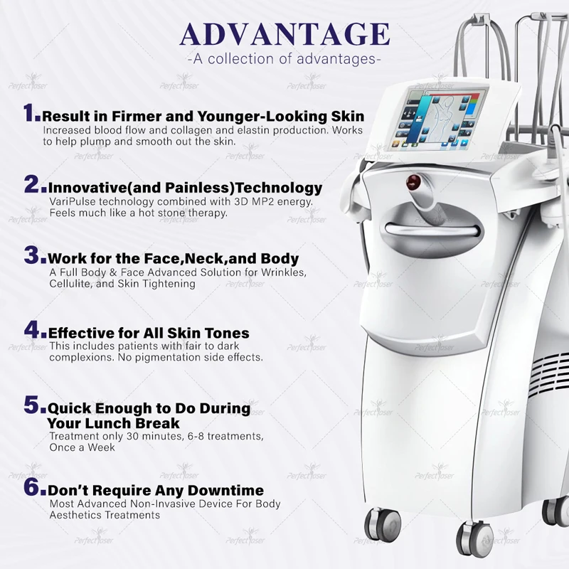 4D Venus Legacy Maschine Multi-Polar Magnetische Puls Hautstraffung Vakuum Körperformung Abnehmen Fettverbrennung Beauty Spa Gerät