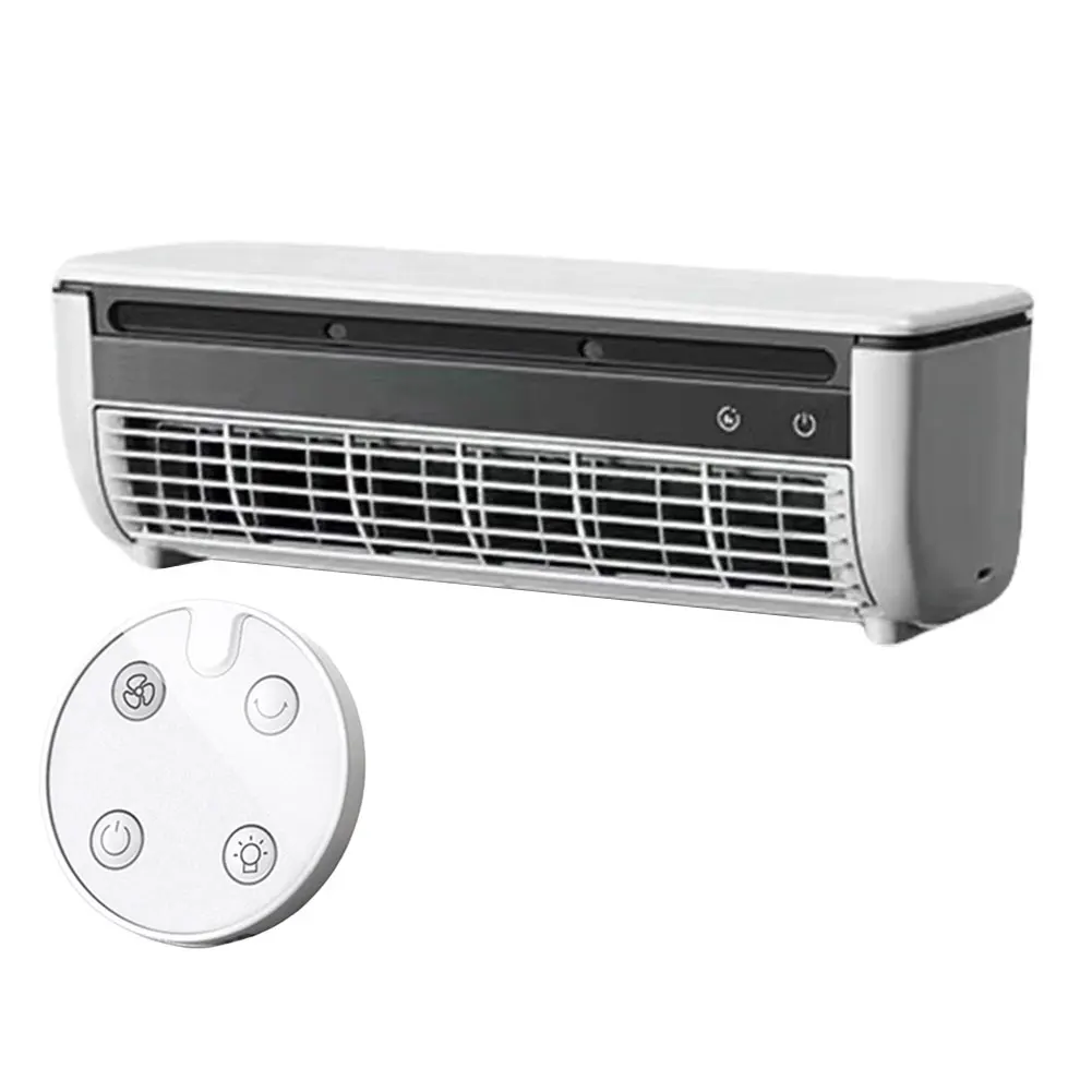 Wall-Mounted Air Cooling Fan 3 Speeds Table Fan Rechargeable for Home Kitchen Bedroom Office
