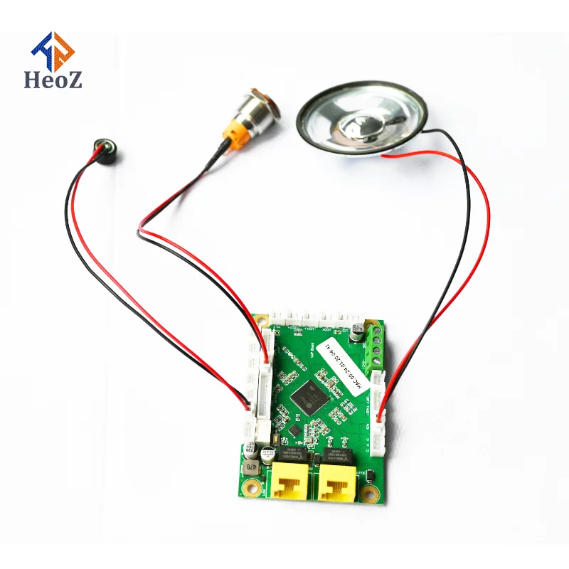 HZ-TB05 Hd Suara Sip Papan Modul Oem Voip Sip Ip Audio Telepon Pcb Kit Modul Paging Interkom Poe Kartu