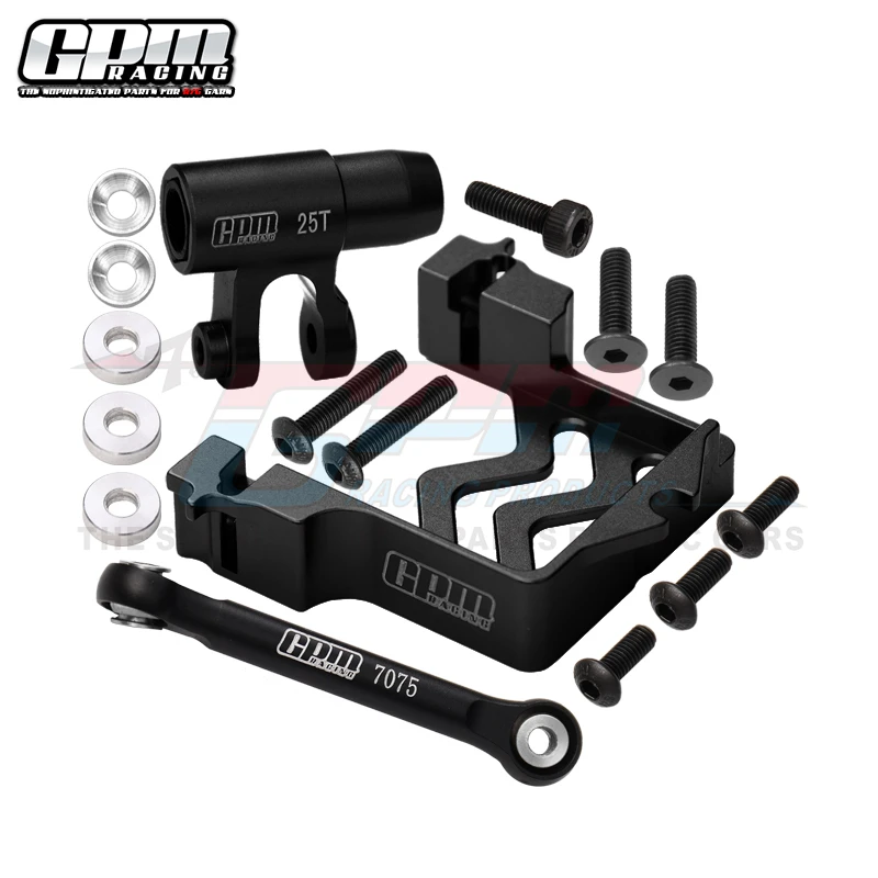 مقعد مؤازر GPM + ذراع مؤازر 25T + مجموعة قضيب مؤازر لسيارة TRAXXAS 1/6 XRT 8S RC