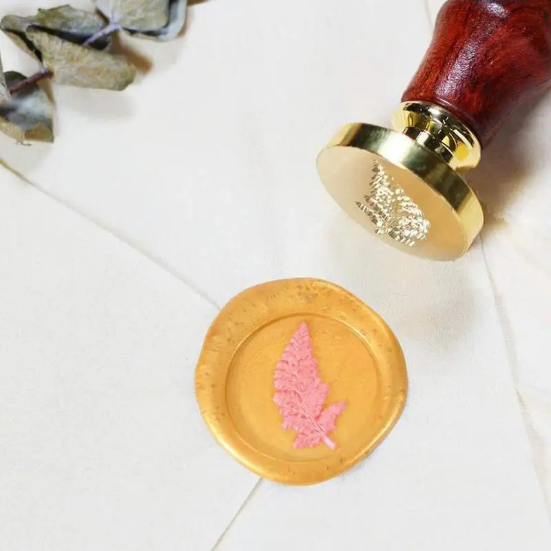 Kit Wax Seal Stamp para convites de casamento, 6 Flower Pattern, Wax Seal Stamp, Crafting Envelope, Carta Selos