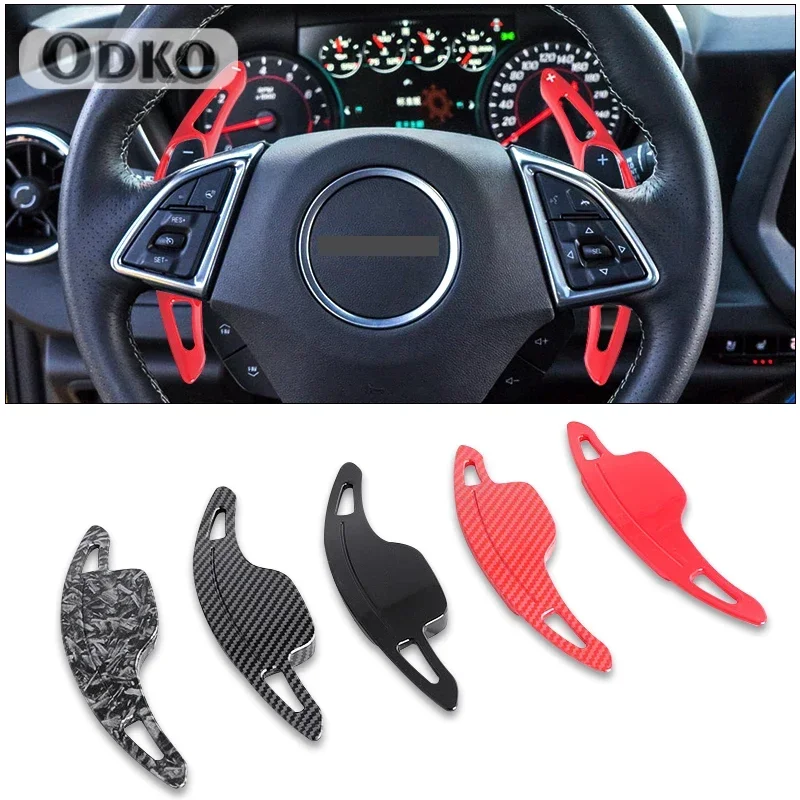 

For Chevrolet Camaro 2016-2023 Car Steering Wheel Shifter Paddle ABS Carbon Fiber DSG Extension Shift Paddle Accessories