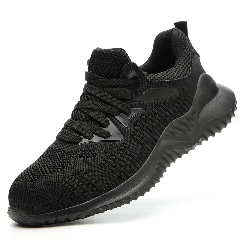 New Low-top Work Shoes Steel Toe Anti-smashing Puncture-proof Labor Protection Men's Construction Foot Protection Safety Shoes