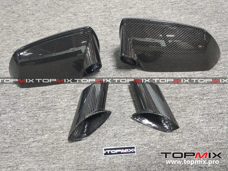 Real Carbon Fiber Side Mirror housing stand Cover fit for Lamborghini Aventador LP700 LP720 LP740 LP750