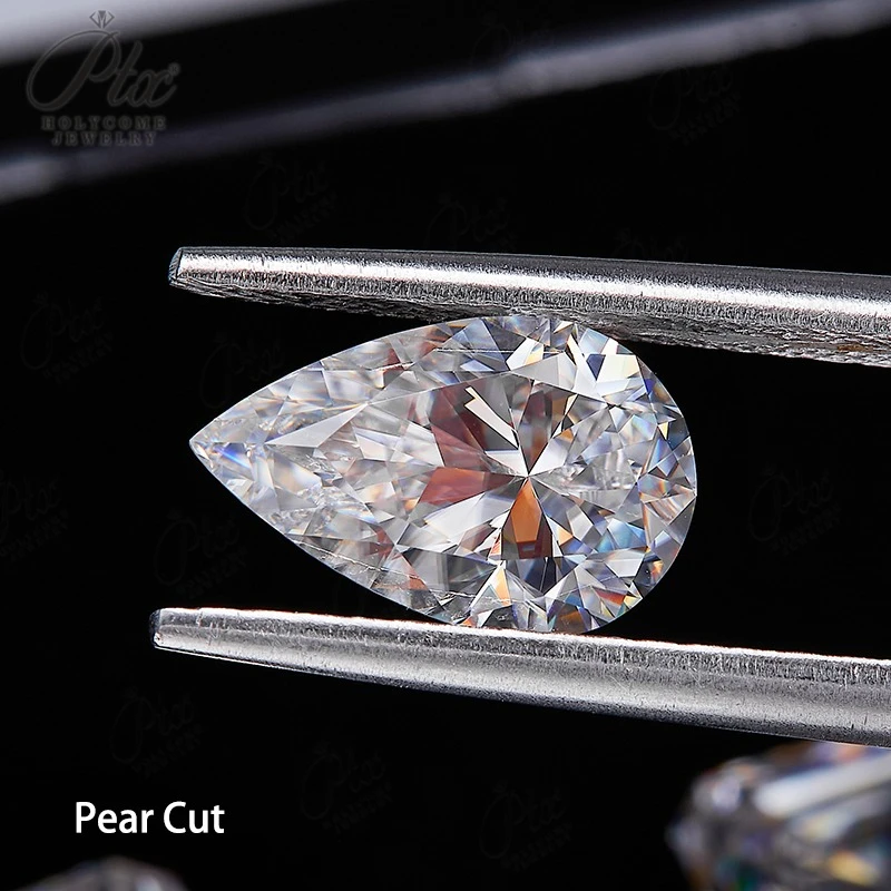 Hot Sale Moissanite Stone Fancy Shape D Emerald Radaint Pear Princess Heart Marquise Oval Brilliant GRA Cetificate DIY Jewelry