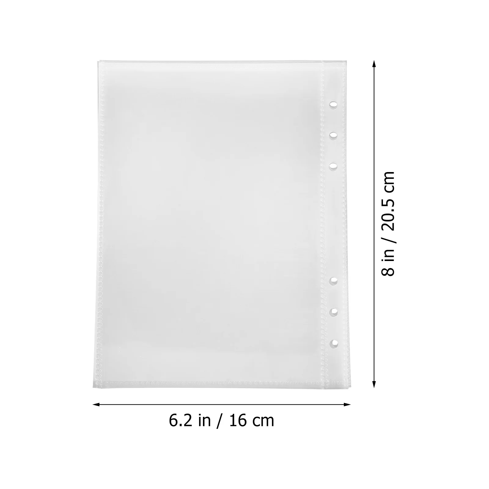 

1 pc Plastic Display Book Lightweight Pp Material Smooth Edges Certificate Cover Transparent Stationery Protection