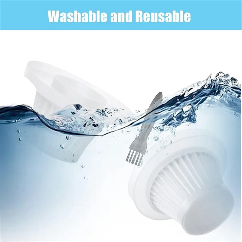 مرشحات N18R Hepa للمكنسة الكهربائية على شكل بطة، مجموعة ملحقات مرشحات مكنسة كهربائية قابلة للغسل وإعادة الاستخدام