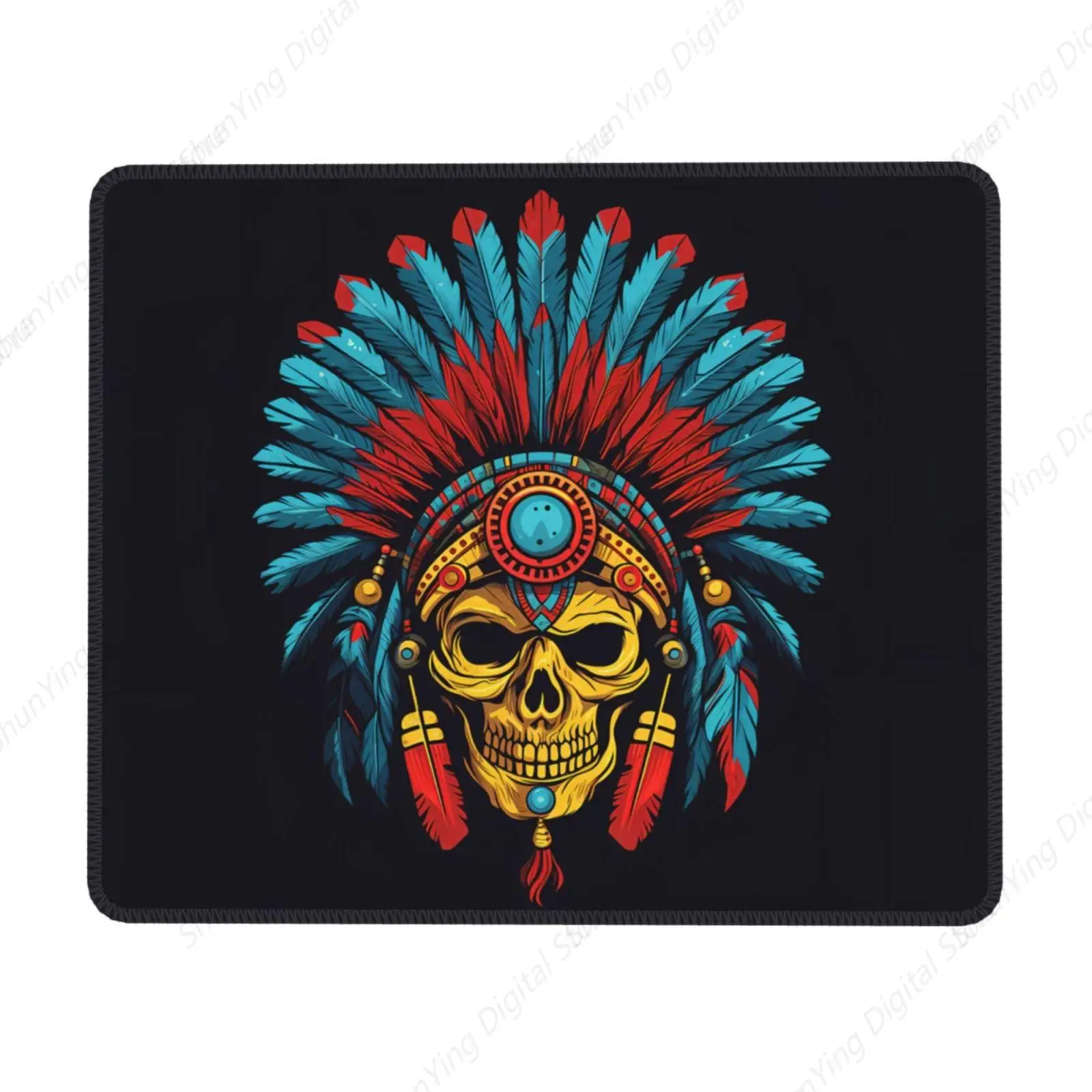 

Skeleton Mouse Pad Non Slip Rubber Gaming Mouse Pad With Stitched Edges Men's And Women's Laptop Office Mouse Pads 18*22cm