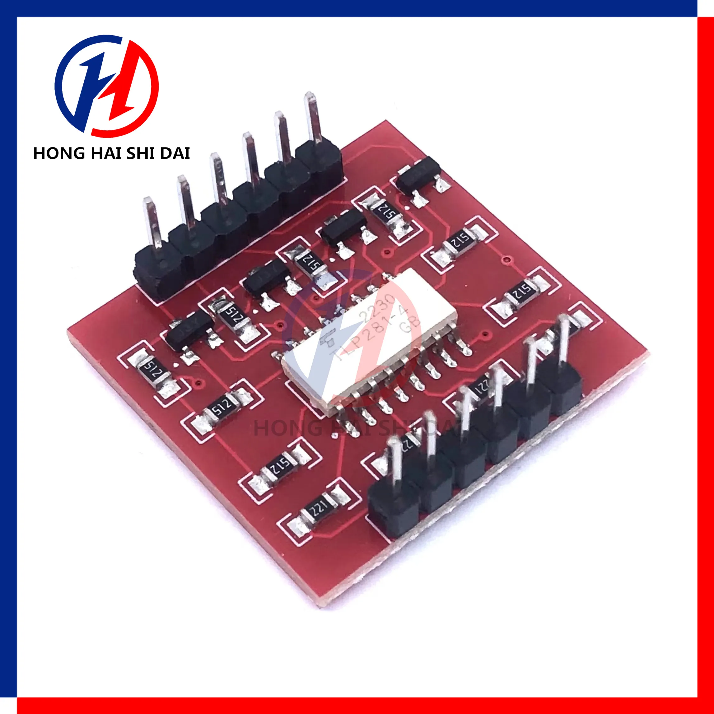 TLP281 4 CH 4-Channel Opto-isolator IC Module For Expansion Board High And Low Level Optocoupler Isolation 4 Channel