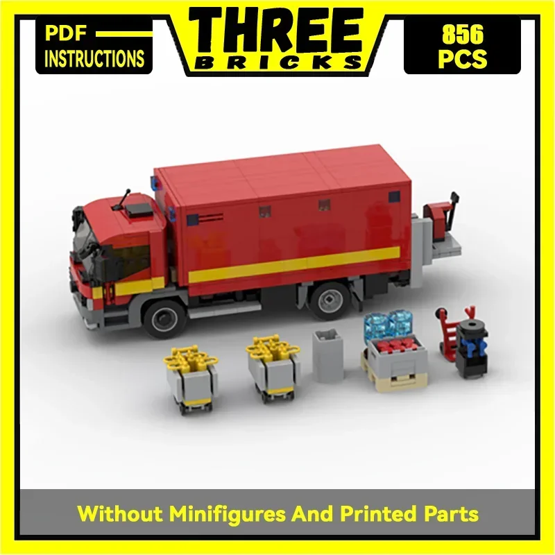 

City Vehicle Model Moc Building Bricks London Fire Brigade OSU Technology Modular Blocks Gifts Christmas Toys DIY Sets Assembly