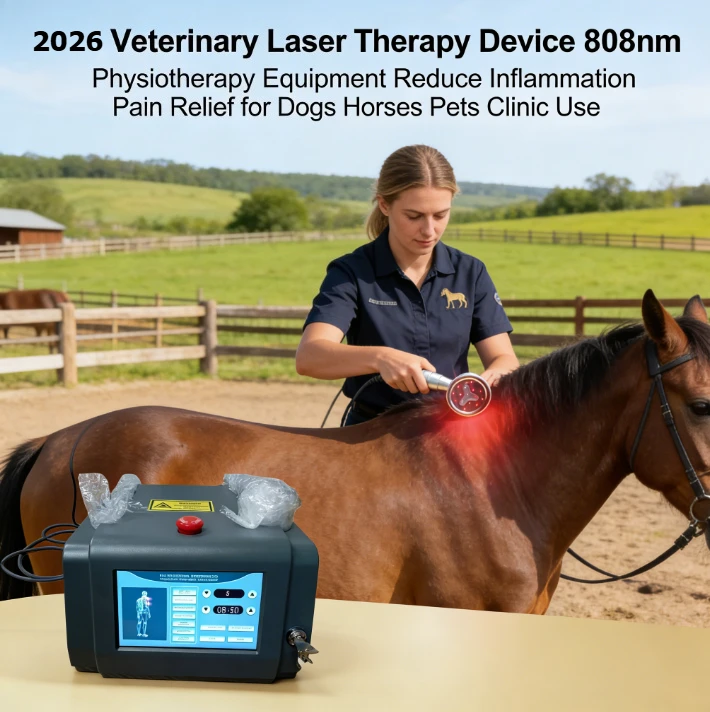 

Ветеринарный лазерный терапевтический аппарат 808 нм для физиотерапии: уменьшение воспалений, облегчение боли для собак, лошадей, домашних животных, для использования в клиниках