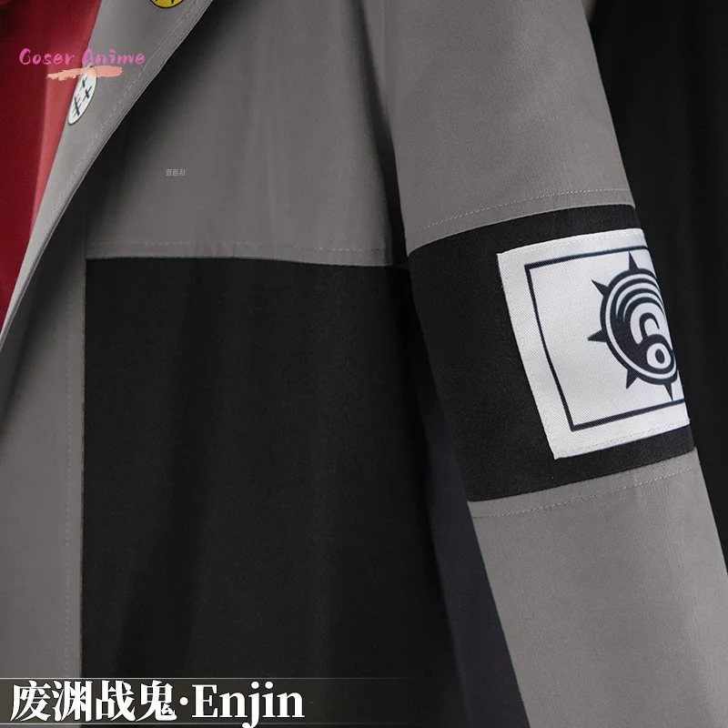 أزياء أنيمي Gachiakuta Enjin التأثيرية أقراط موحدة المختنق أكوتا المنظفات حفلة الهالوين للنساء والرجال كرنفال الدعامة