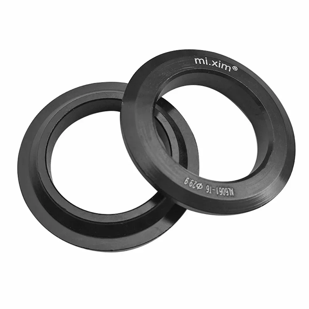 Cone-shaped Headset Washer Crown Race Replacement 29.9mm Aluminum alloy Base Ring Bicycle Bike Sports Black Durable