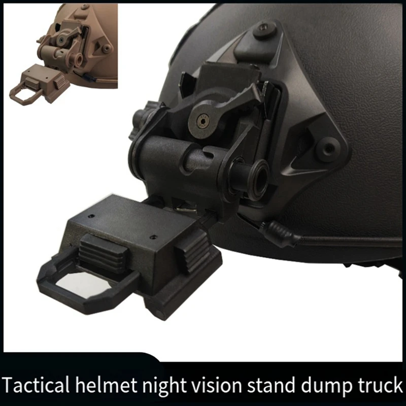 Helmet Night Vision Mount Bracket Mount For Dumper L4G24PVS15/PVS18/GPNVG18 Portable Holder, Durable A