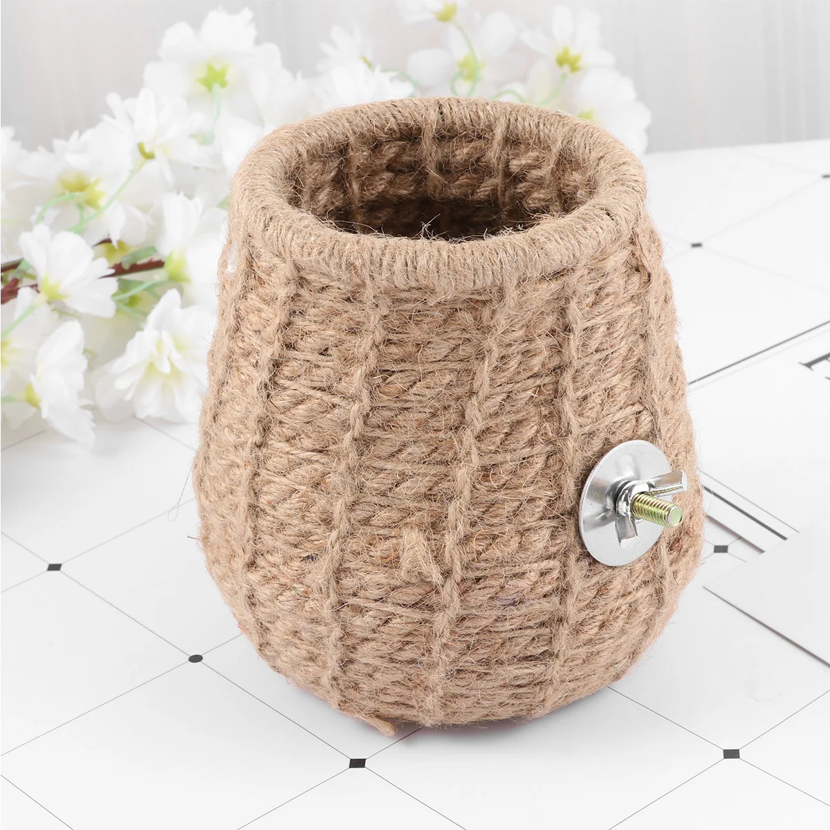 天然木手織りオウムの巣ベッド暖かい冬の睡眠ベッド軽量ケージアクセサリー小鳥齧歯類用